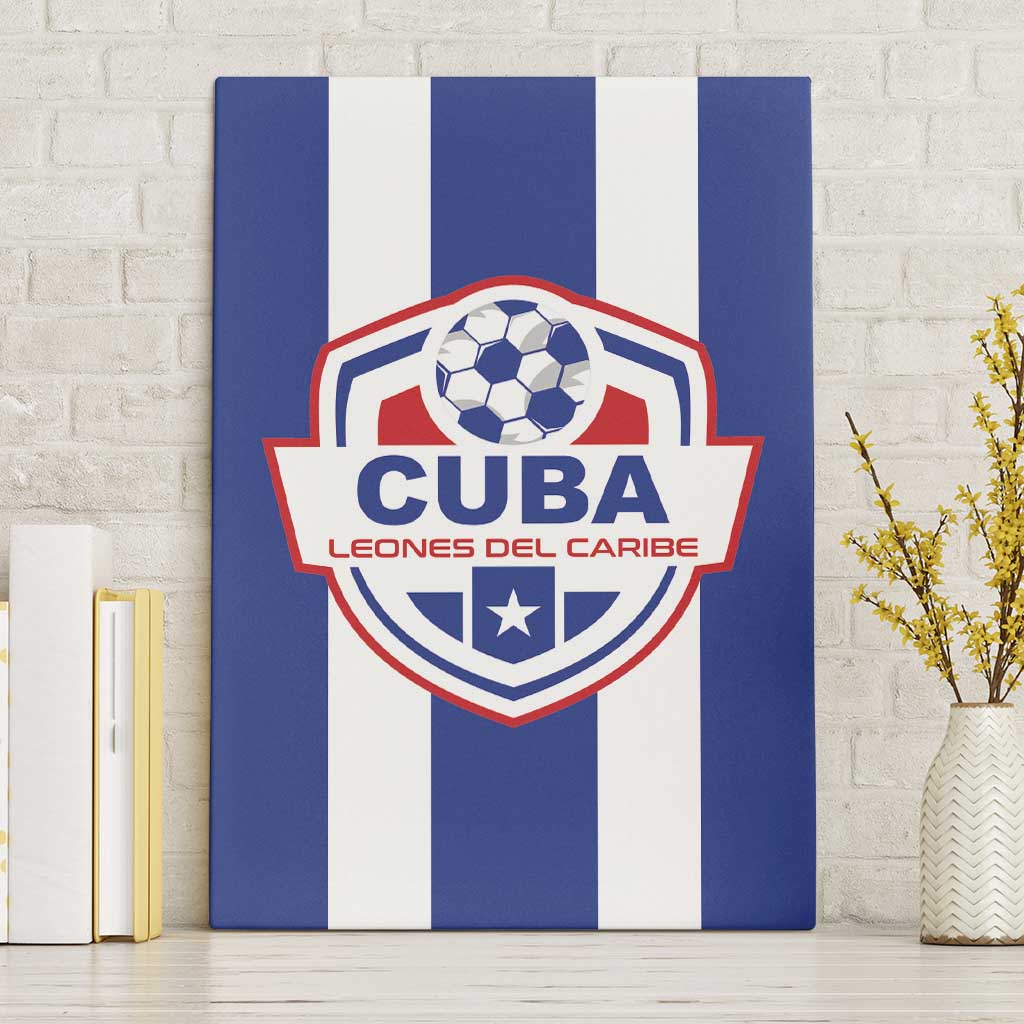 Cuba Football Canvas Wall Art Los Leones del Caribe