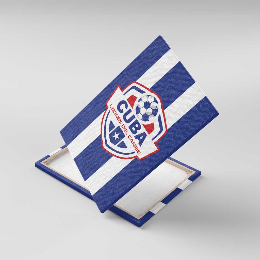 Cuba Football Canvas Wall Art Los Leones del Caribe