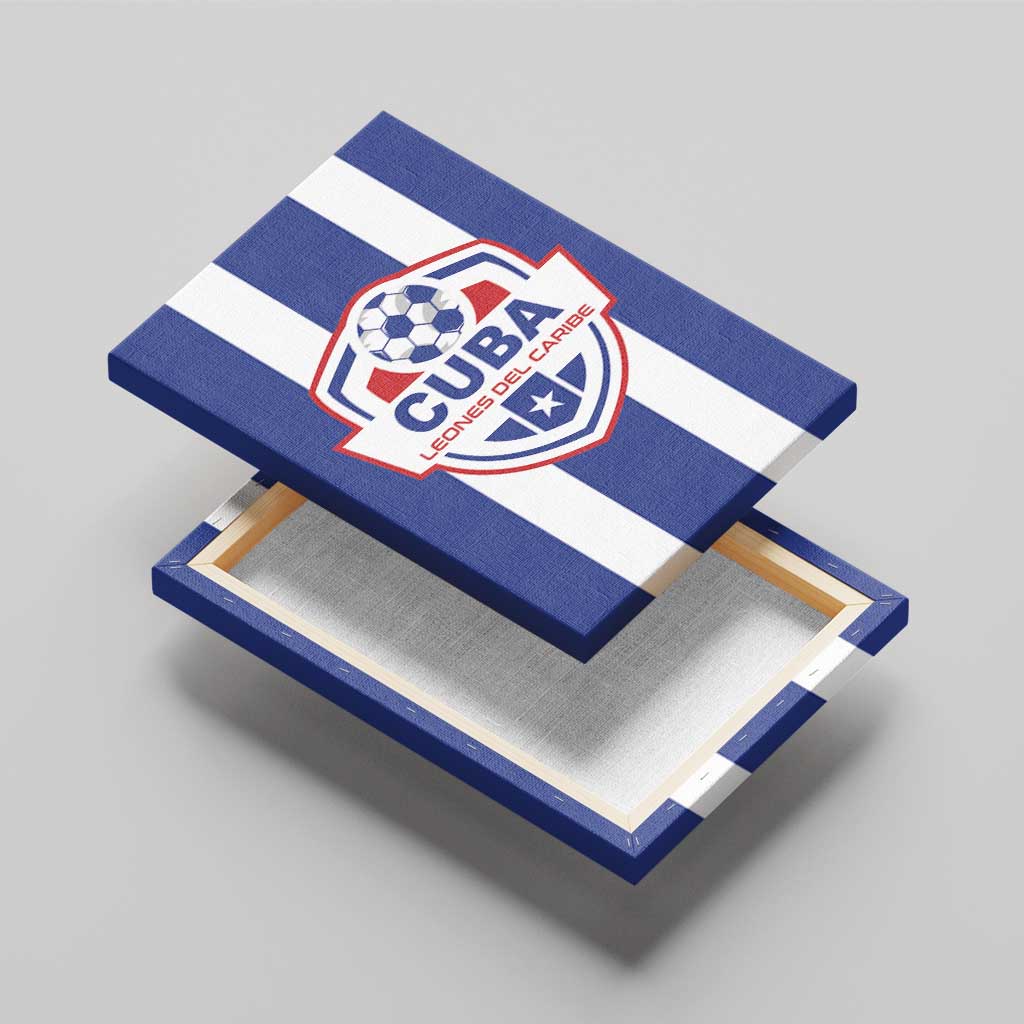 Cuba Football Canvas Wall Art Los Leones del Caribe