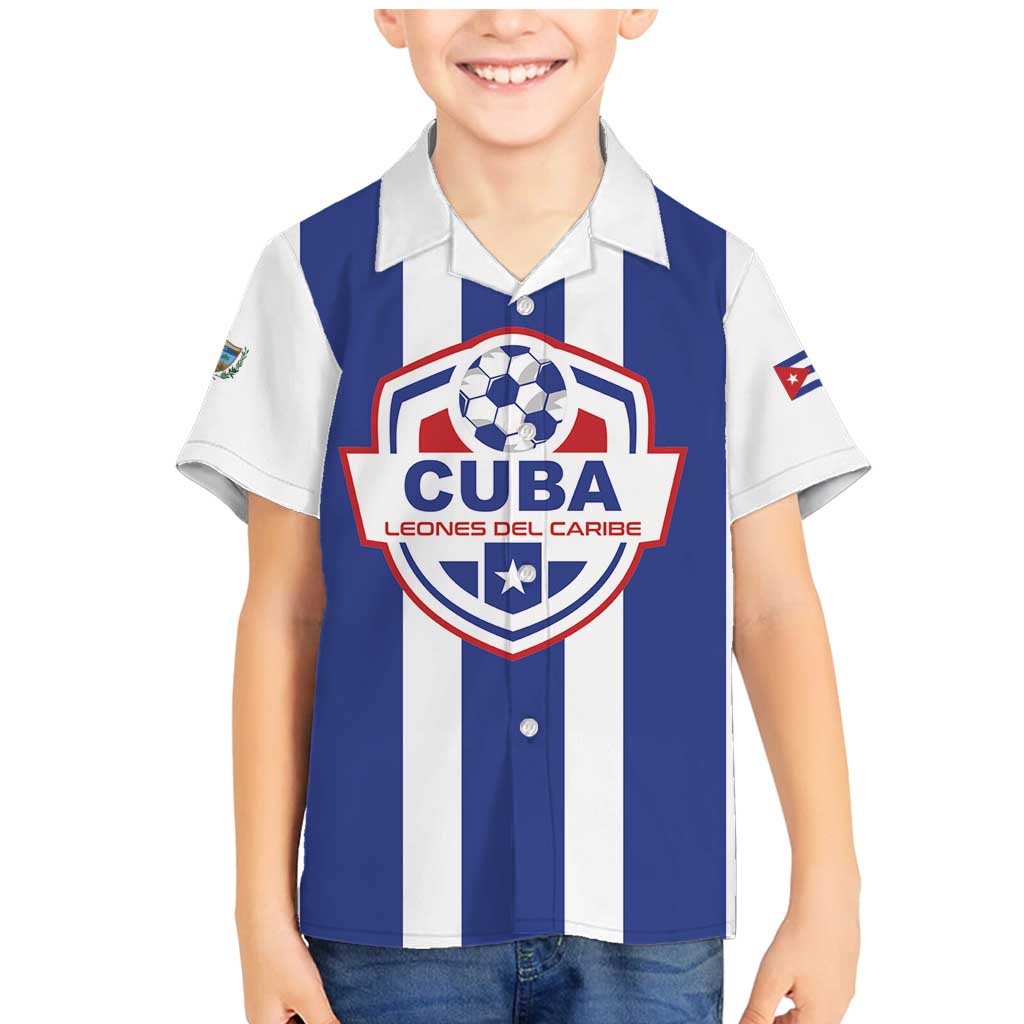 Custom Cuba Football Family Matching Mermaid Dress and Hawaiian Shirt Los Leones del Caribe