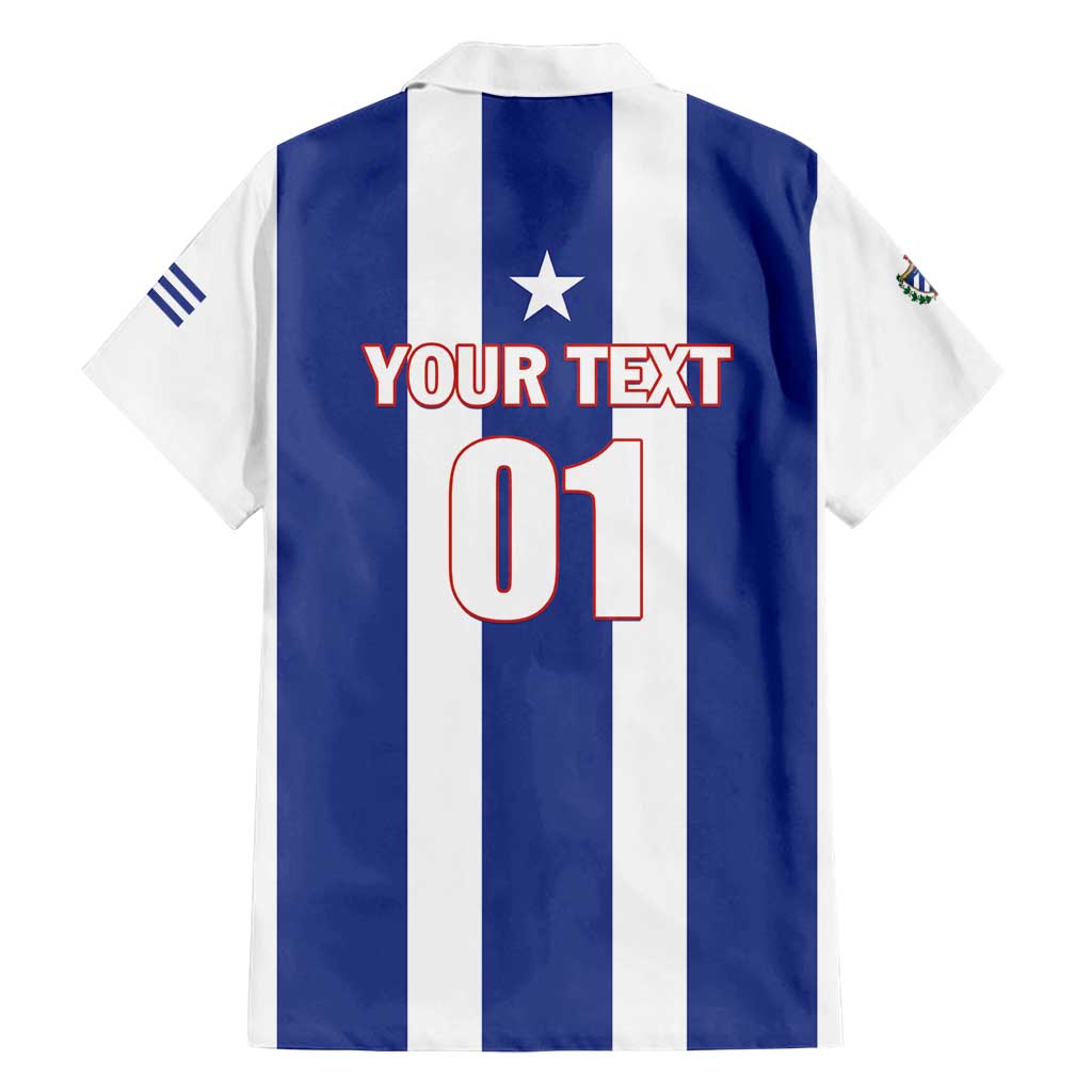 Custom Cuba Football Family Matching Summer Maxi Dress and Hawaiian Shirt Los Leones del Caribe