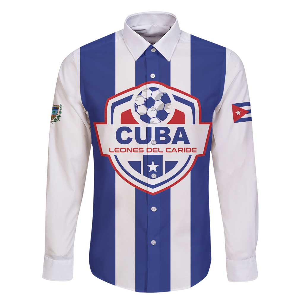 Custom Cuba Football Family Matching Summer Maxi Dress and Hawaiian Shirt Los Leones del Caribe