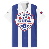 Custom Cuba Football Family Matching Tank Maxi Dress and Hawaiian Shirt Los Leones del Caribe