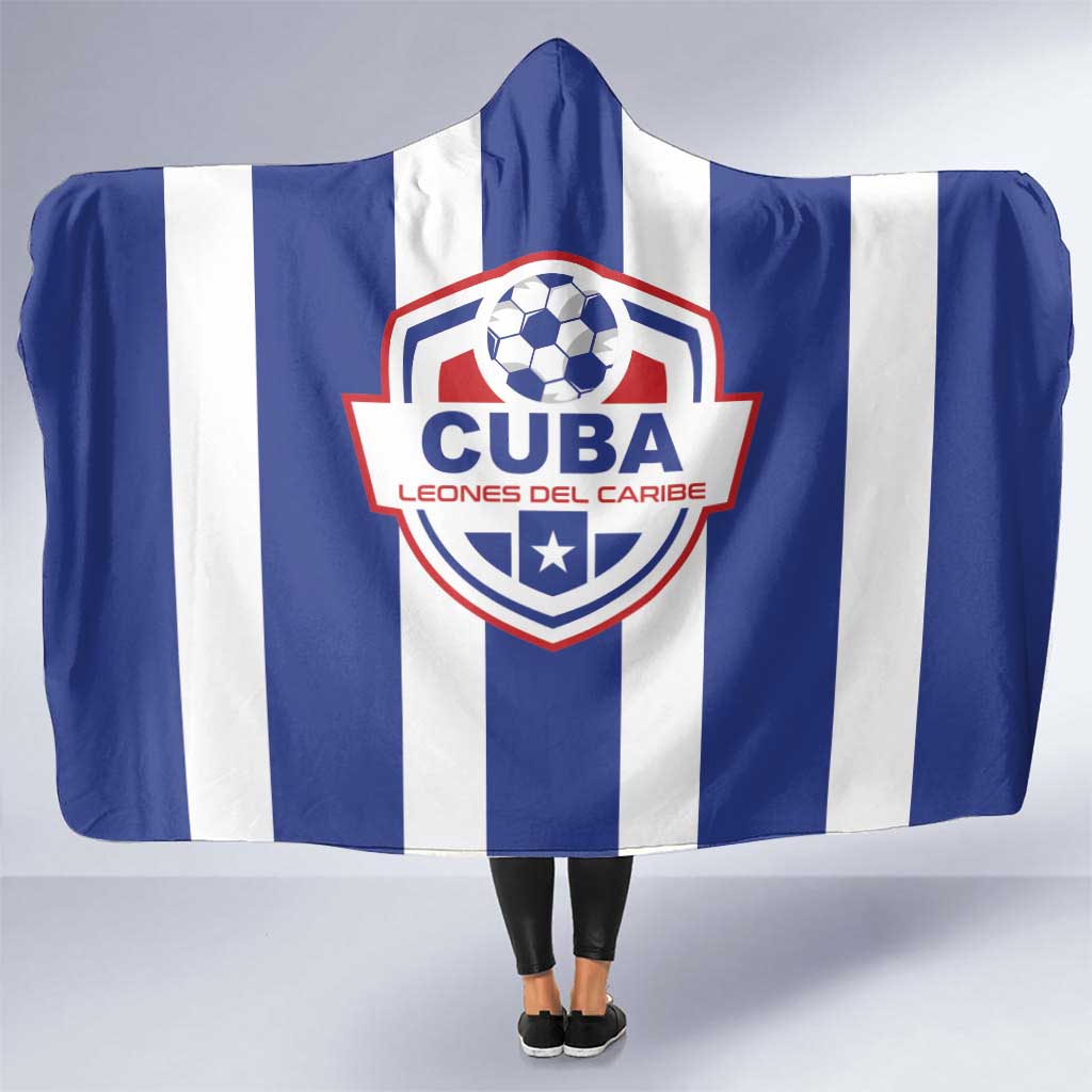 Cuba Football Hooded Blanket Los Leones del Caribe