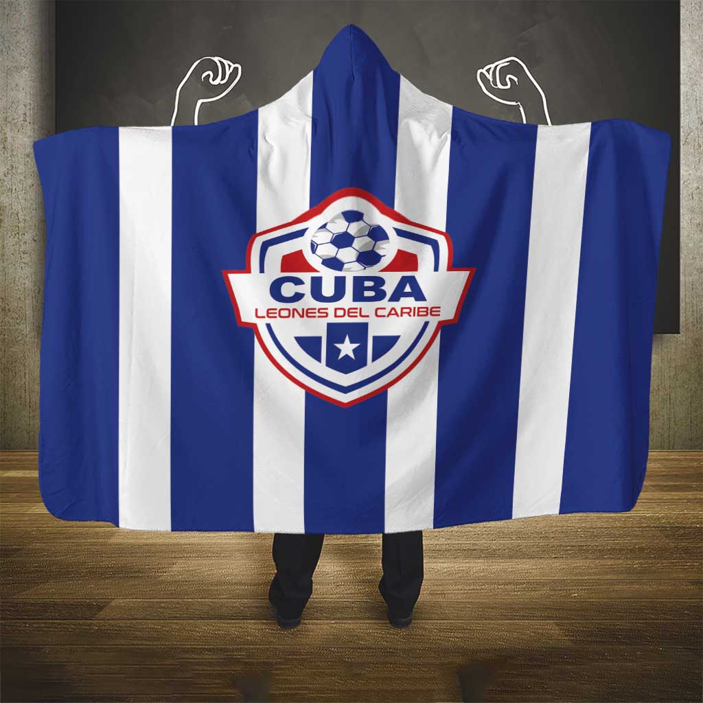 Cuba Football Hooded Blanket Los Leones del Caribe