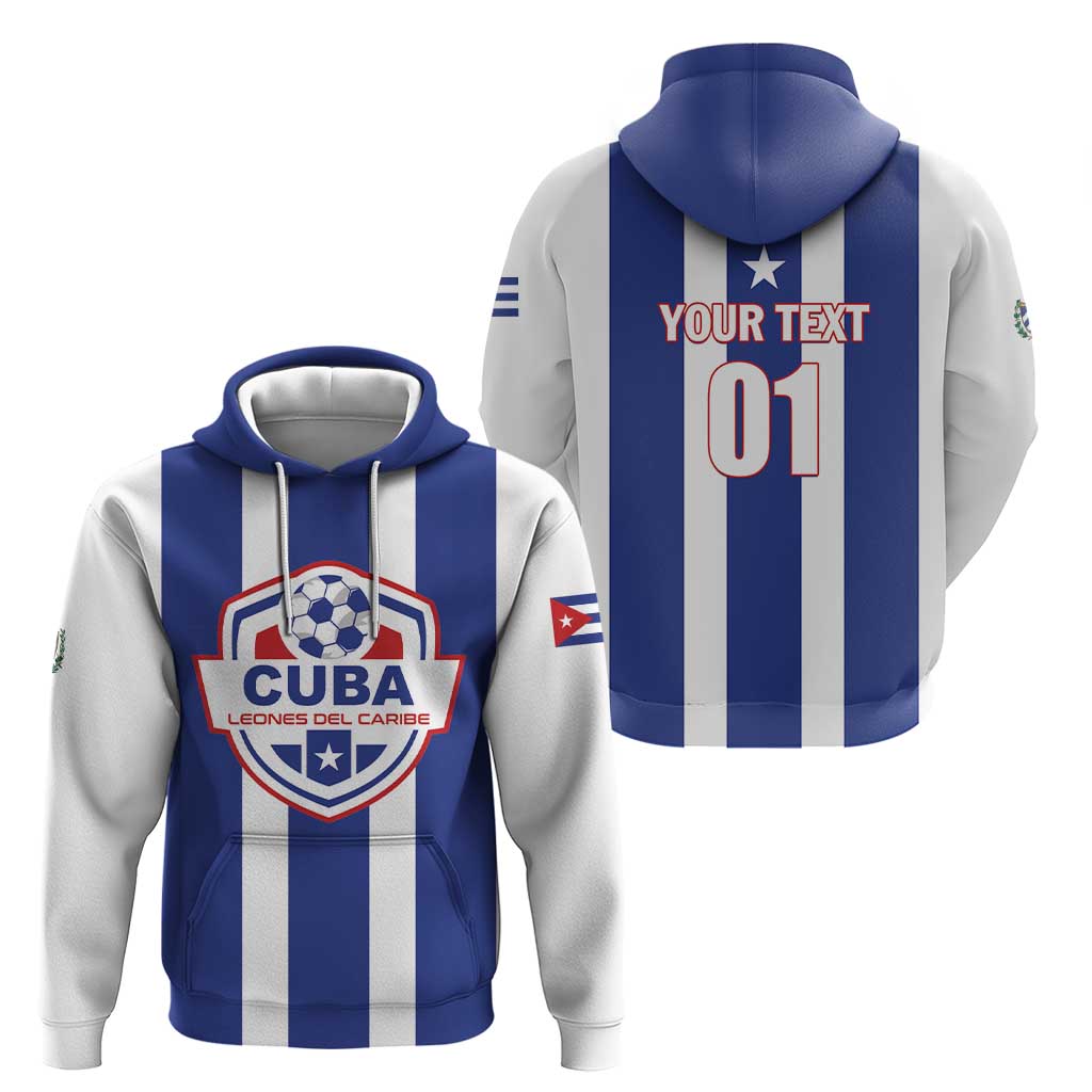 Custom Cuba Football Hoodie Los Leones del Caribe