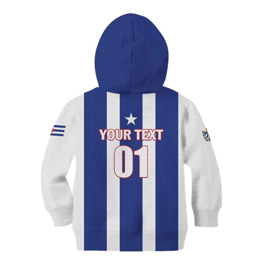 Custom Cuba Football Kid Hoodie Los Leones del Caribe