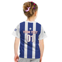 Custom Cuba Football Kid T Shirt Los Leones del Caribe