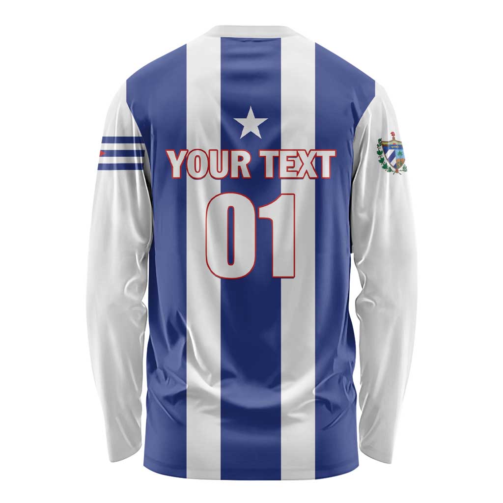 Custom Cuba Football Long Sleeve Shirt Los Leones del Caribe