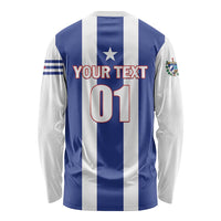 Custom Cuba Football Long Sleeve Shirt Los Leones del Caribe