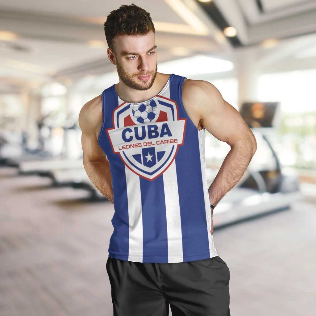 Custom Cuba Football Men Tank Top Los Leones del Caribe