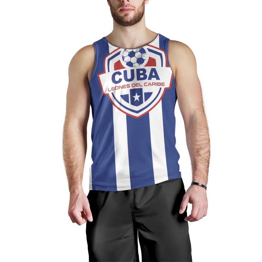 Custom Cuba Football Men Tank Top Los Leones del Caribe
