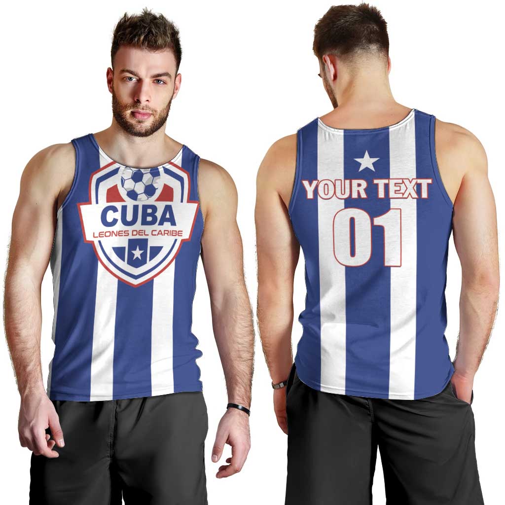 Custom Cuba Football Men Tank Top Los Leones del Caribe