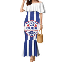 Custom Cuba Football Mermaid Dress Los Leones del Caribe