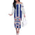 Custom Cuba Football Off The Shoulder Long Sleeve Dress Los Leones del Caribe