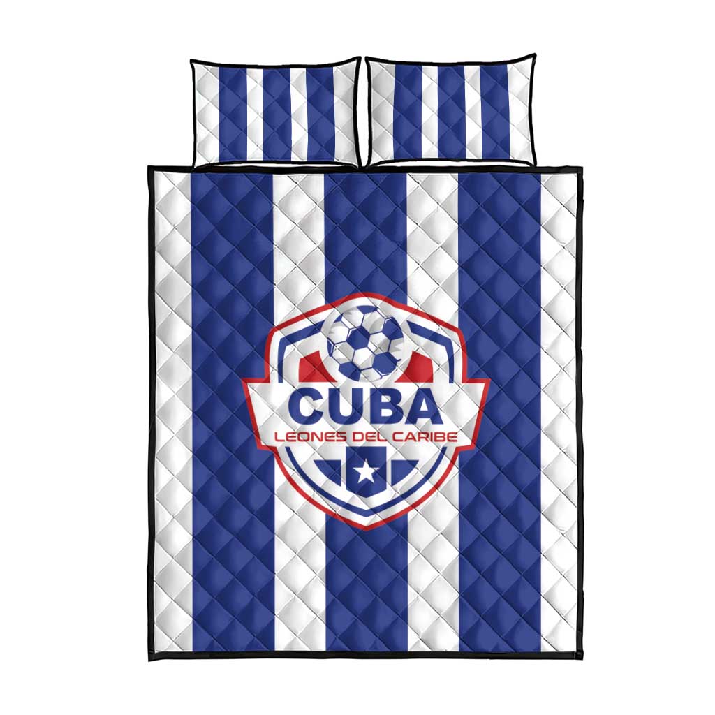 Cuba Football Quilt Bed Set Los Leones del Caribe