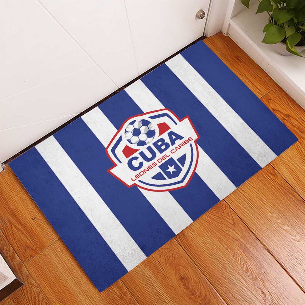 Cuba Football Rubber Doormat Los Leones del Caribe