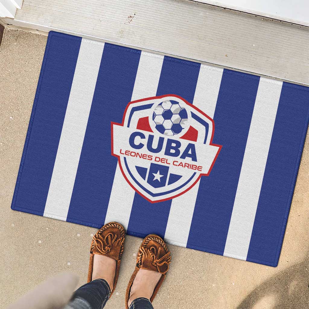 Cuba Football Rubber Doormat Los Leones del Caribe