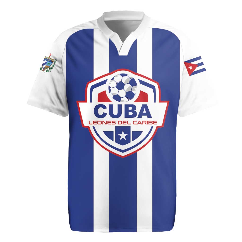 Custom Cuba Football Rugby Jersey Los Leones del Caribe
