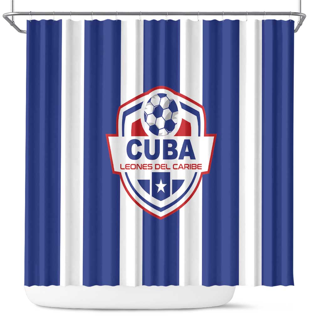 Cuba Football Shower Curtain Los Leones del Caribe