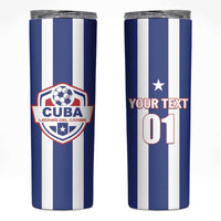 Custom Cuba Football Skinny Tumbler Los Leones del Caribe