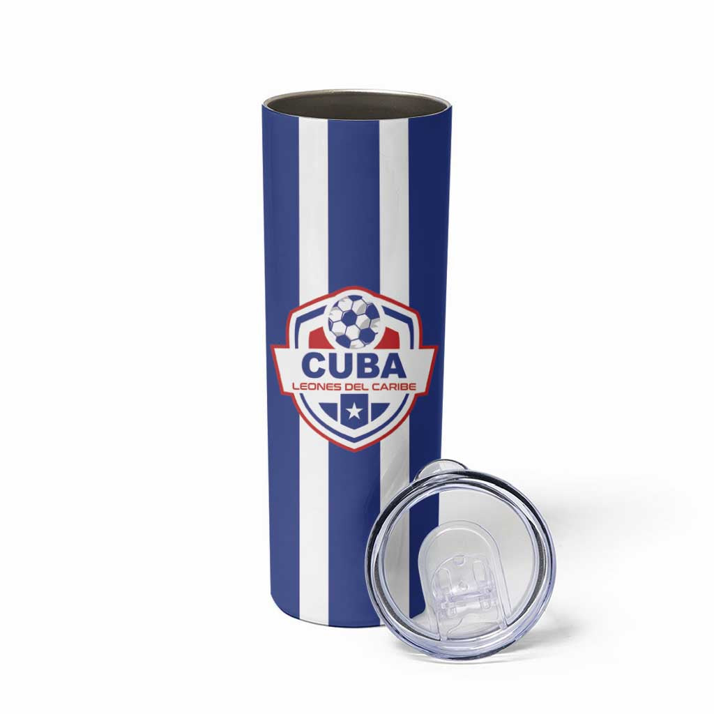 Custom Cuba Football Skinny Tumbler Los Leones del Caribe