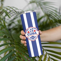 Custom Cuba Football Skinny Tumbler Los Leones del Caribe