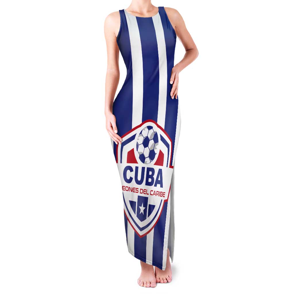 Custom Cuba Football Tank Maxi Dress Los Leones del Caribe