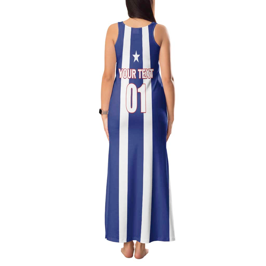 Custom Cuba Football Tank Maxi Dress Los Leones del Caribe