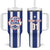 Custom Cuba Football Tumbler With Handle Los Leones del Caribe