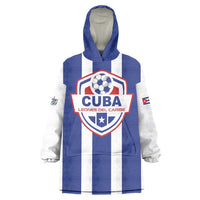 Custom Cuba Football Wearable Blanket Hoodie Los Leones del Caribe