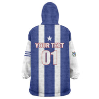 Custom Cuba Football Wearable Blanket Hoodie Los Leones del Caribe