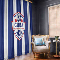 Cuba Football Window Curtain Los Leones del Caribe