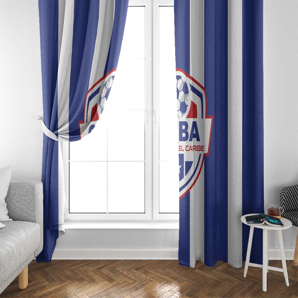 Cuba Football Window Curtain Los Leones del Caribe