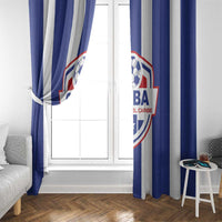 Cuba Football Window Curtain Los Leones del Caribe