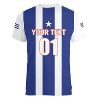 Custom Cuba Football Women V-Neck T-Shirt Los Leones del Caribe