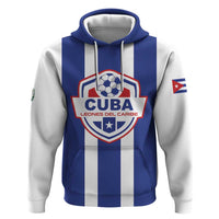 Custom Cuba Football Zip Hoodie Los Leones del Caribe