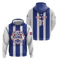 Custom Cuba Football Zip Hoodie Los Leones del Caribe