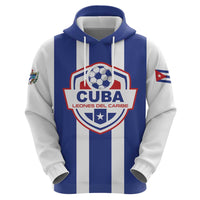 Custom Cuba Football Zip Hoodie Los Leones del Caribe