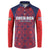 Custom Costa Rica Football Button Sweatshirt Los Ticos Unique Pattern
