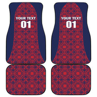Costa Rica Football Car Mats Los Ticos Unique Pattern