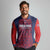 Custom Costa Rica Football Long Sleeve Polo Shirt Los Ticos Unique Pattern