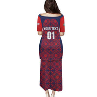 Custom Costa Rica Football Puletasi Los Ticos Unique Pattern