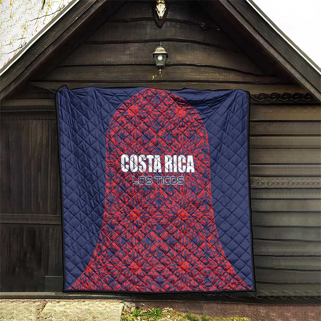 Costa Rica Football Quilt Los Ticos Unique Pattern