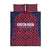 Costa Rica Football Quilt Bed Set Los Ticos Unique Pattern