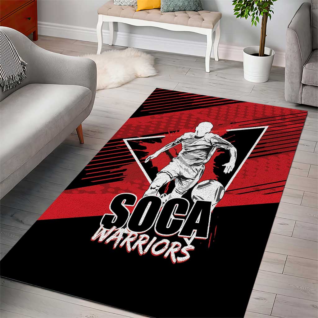 Trinidad and Tobago Football Area Rug Soca Warriors In My Heart