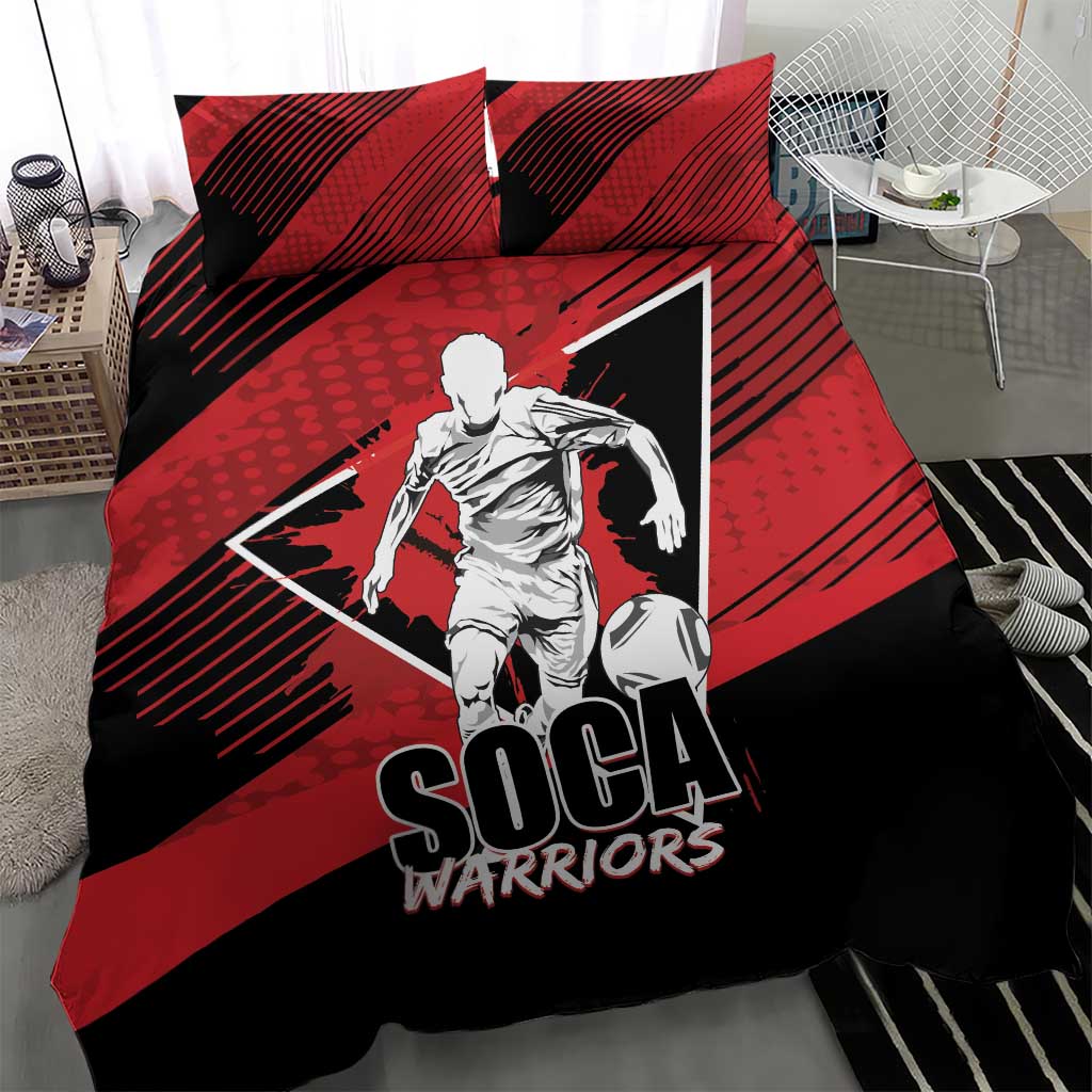 Trinidad and Tobago Football Bedding Set Soca Warriors In My Heart