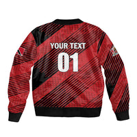 Custom Trinidad and Tobago Football Bomber Jacket Soca Warriors In My Heart