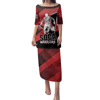 Custom Trinidad and Tobago Football Family Matching Puletasi and Hawaiian Shirt Soca Warriors In My Heart