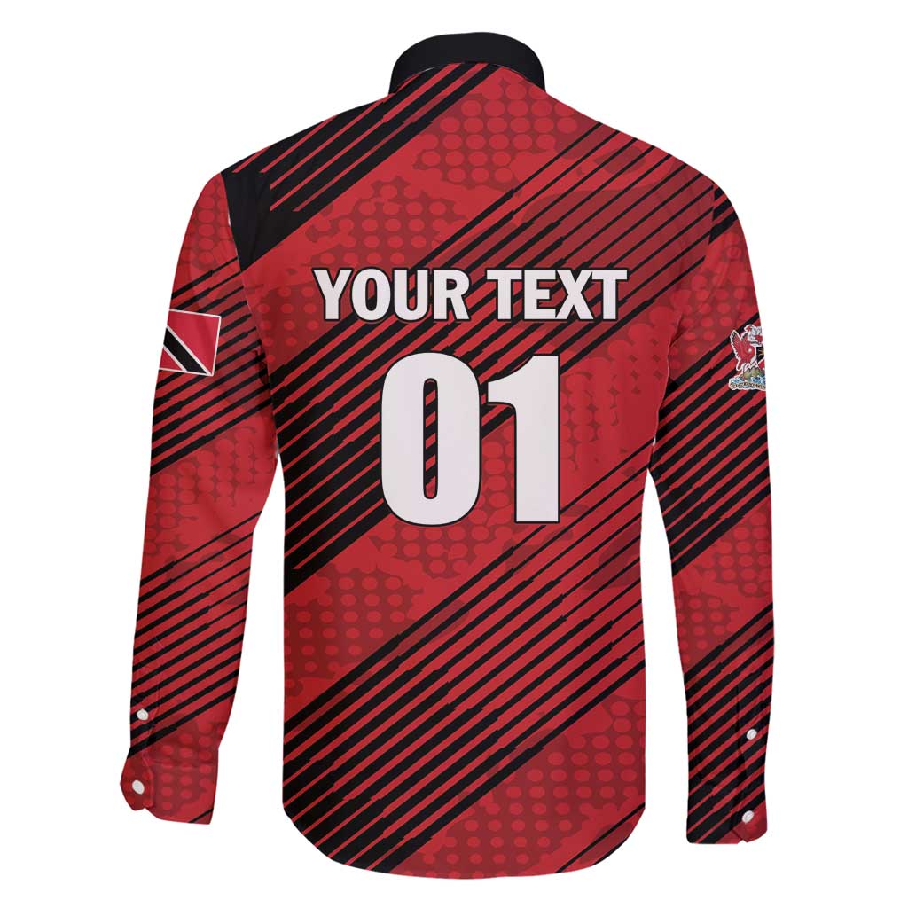 Custom Trinidad and Tobago Football Family Matching Short Sleeve Bodycon Dress and Hawaiian Shirt Soca Warriors In My Heart